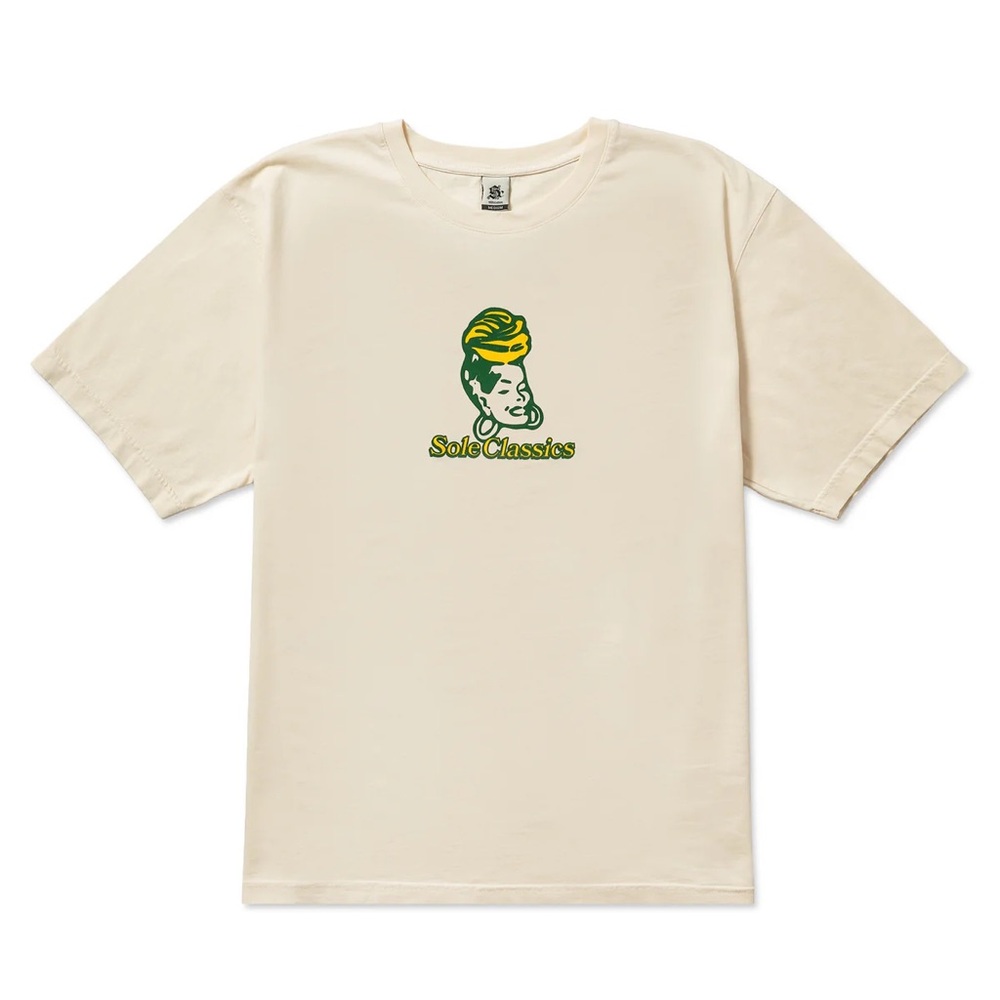 Cream Graphic Short Sleeve Tee